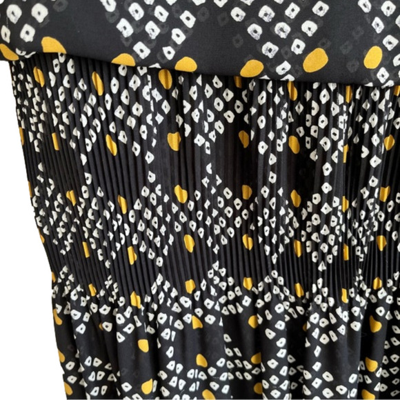 VINTAGE Algo 80’s Chiffon Drop Waist Blouson Midi Dress (XL/1X) - Picture 8 of 15